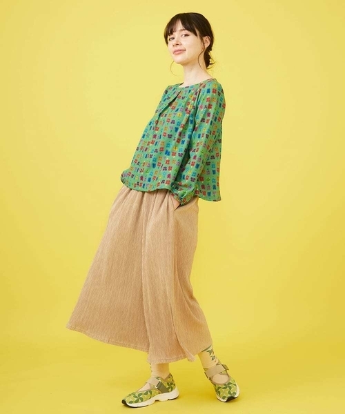 Mariposa 蝶々モチーフプリントカットソー セール】Mariposa 蝶々モチーフプリントカットソー（Tシャツ