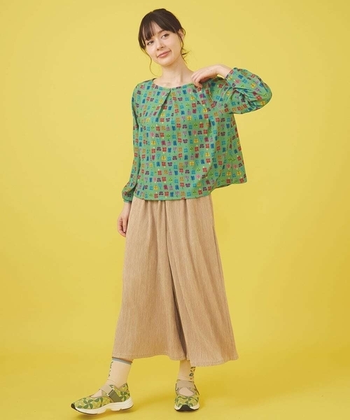 Mariposa 蝶々モチーフプリントカットソー セール】Mariposa 蝶々モチーフプリントカットソー（Tシャツ