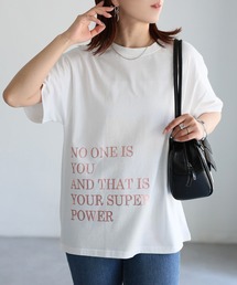 袖ロゴ半袖Tシャツ
