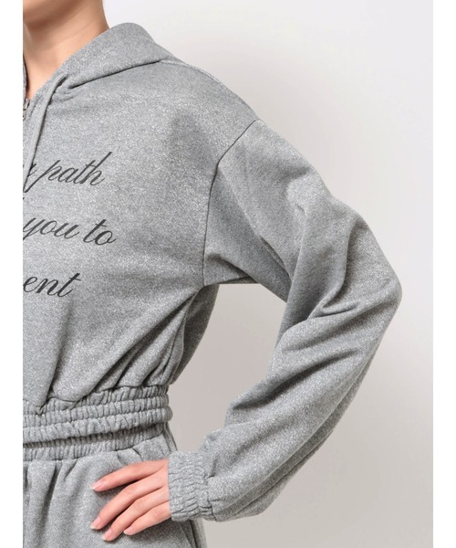 パーカー 「LONSDALE×jouetie」ロゴZIPフーディー レディース jouetie（ジュエティ）の「【LONSDALE×jouetie】ロゴZIP