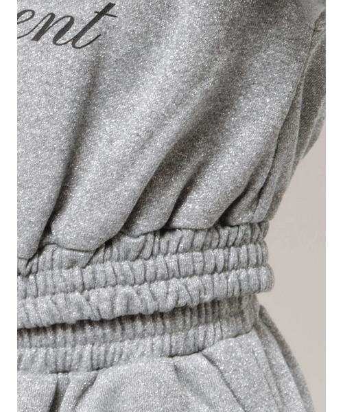 jouetie（ジュエティ）の「ラメクロップドZIPフーディー ジップパーカー（パーカー・レディース・ピンク/グレー/ブラック・MEDIUM）」の13枚目の写真