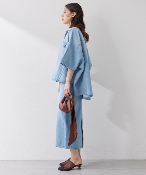 ウィムガゼット　デニムドルマンシャツ DENIMドルマンシャツ | Whim Gazette(ウィム ガゼット
