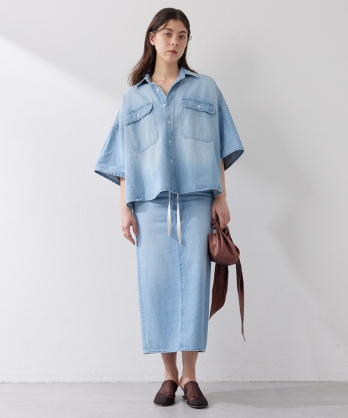 ワンピなど最旬ア！ DENIMドルマンシャツ（シャツ/ブラウス）｜Whim Gazette（ウィム トップス