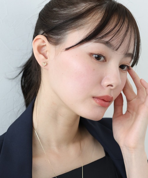 BLUEEAST(ブルーイースト)の「ハートビジューピアス / サージカルステンレス(ピアス(両耳用)・レディース・シルバー/ゴールド・FREE)」の9枚目の写真