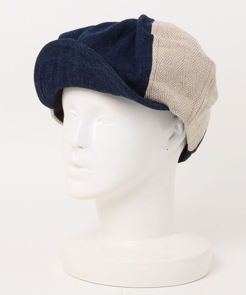 チャイハネ（チャイハネ）の「【チャイハネ】バクタキャスケット（キャスケット・レディース・ブラック/ブルー・FREE）」の6枚目の写真