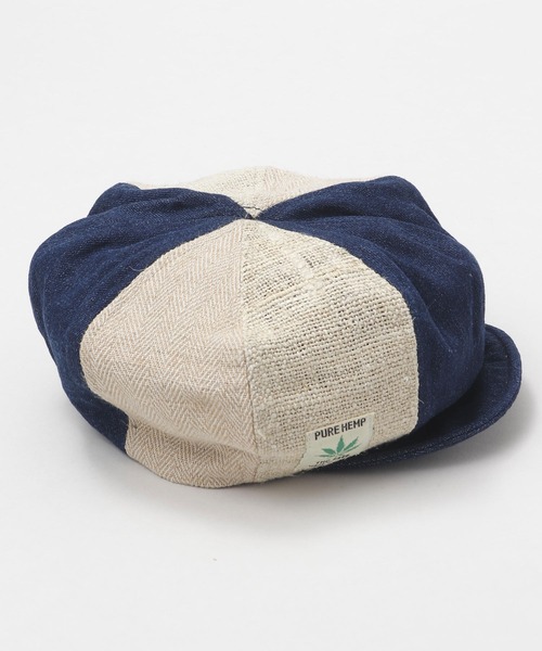 チャイハネ（チャイハネ）の「【チャイハネ】バクタキャスケット（キャスケット・レディース・ブラック/ブルー・FREE）」の7枚目の写真