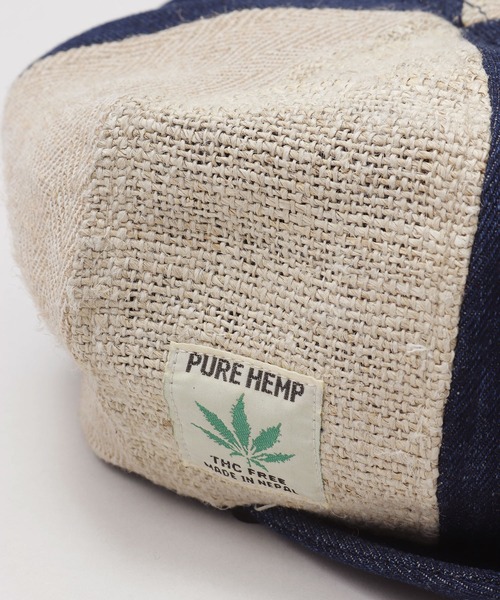 チャイハネ（チャイハネ）の「【チャイハネ】バクタキャスケット（キャスケット・レディース・ブラック/ブルー・FREE）」の8枚目の写真