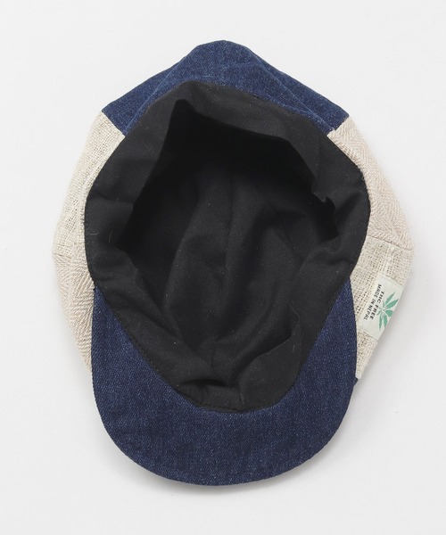 チャイハネ（チャイハネ）の「【チャイハネ】バクタキャスケット（キャスケット・レディース・ブラック/ブルー・FREE）」の10枚目の写真
