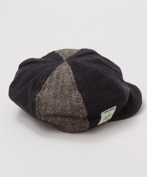 チャイハネ（チャイハネ）の「【チャイハネ】バクタキャスケット（キャスケット・レディース・ブラック/ブルー・FREE）」の4枚目の写真