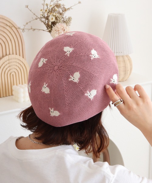 セール】アニマル刺繍 ベレー帽（ハンチング/ベレー帽）｜Sense