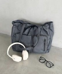 wears(ウェアーズ)の【A4収納可/詳細動画付き】大容量 軽量 多収納トートバッグ ナイロン巾着バッグ(トートバッグ)
