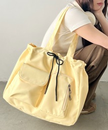 LADIN 黄色 トートバッグ 付属ポーチ付き LONGCHAMP（ロンシャン） 並行輸入 トートバッグ ル ロゾ L トート