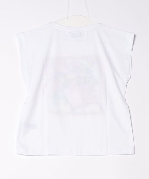 Desigual(デシグアル)の「ショート丈 ポップアートプリントベビーTシャツ(Tシャツ/カットソー・レディース・ホワイト・S/M/L/XL/XS)」の5枚目の写真