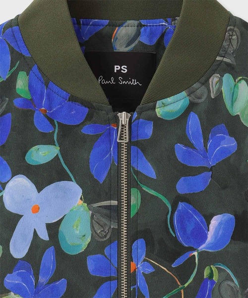 PS Paul Smith(ピーエスポールスミス)の「ウィメンズ "Cyclamen" ボマーブルゾン / 155325 JK349(ブルゾン・レディース・カーキ・38/40)」の3枚目の写真