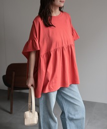 みかんヨーグルト⭐︎ソフトぺプラムニットプルオーバー MAISON SPECIAL（メゾンスペシャル）の「《UNISEX》Oni-Waffle