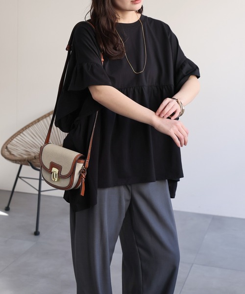 model：156cm 着用サイズ：FREE