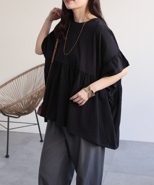 model：156cm 着用サイズ：FREE