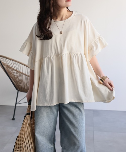 model：156cm 着用サイズ：FREE