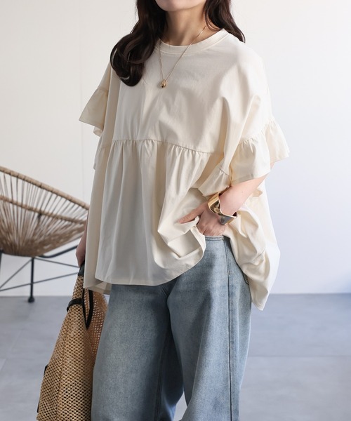 model：156cm 着用サイズ：FREE