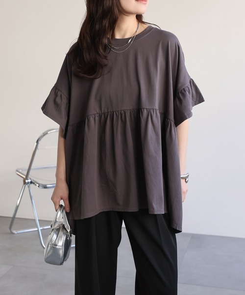 model：156cm 着用サイズ：FREE