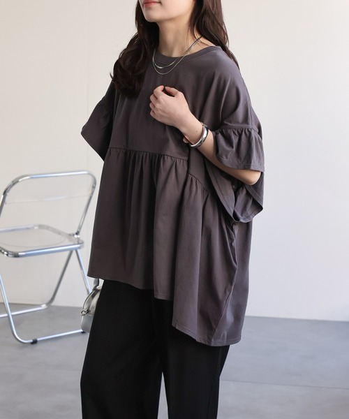 model：156cm 着用サイズ：FREE