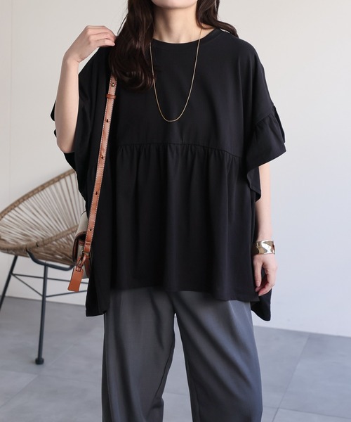 model：156cm 着用サイズ：FREE