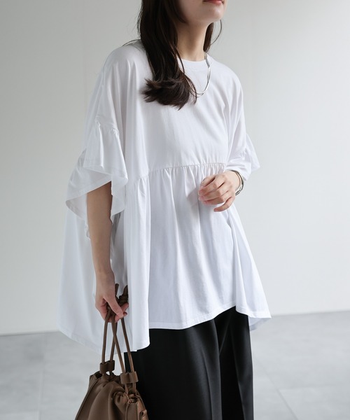 model：156cm 着用サイズ：FREE
