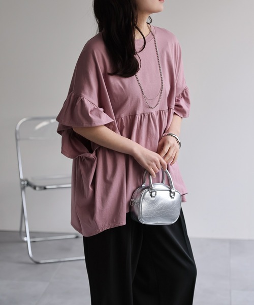 model：156cm 着用サイズ：FREE
