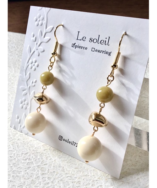 tone（トーン）の「【Le soleil】　揺れる　大人モードピアス(MA)（ピアス（両耳用）・レディース・その他1/その他2・FREE）」の3枚目の写真