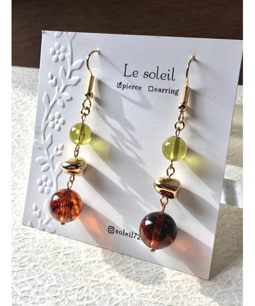 tone（トーン）の「【Le soleil】　揺れる　大人モードピアス(MA)（ピアス（両耳用）・レディース・その他1/その他2・FREE）」の4枚目の写真
