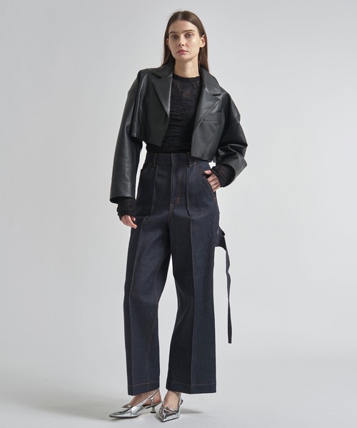 TOGA(トーガ)の「【TOGA/トーガ】Indigo denim painter pants/インディゴデニムペインターパンツ(デニムパンツ・レディース・インディゴブルー・34)」の7枚目の写真