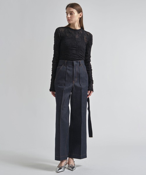 TOGA(トーガ)の「【TOGA/トーガ】Indigo denim painter pants/インディゴデニムペインターパンツ(デニムパンツ・レディース・インディゴブルー・34)」の9枚目の写真