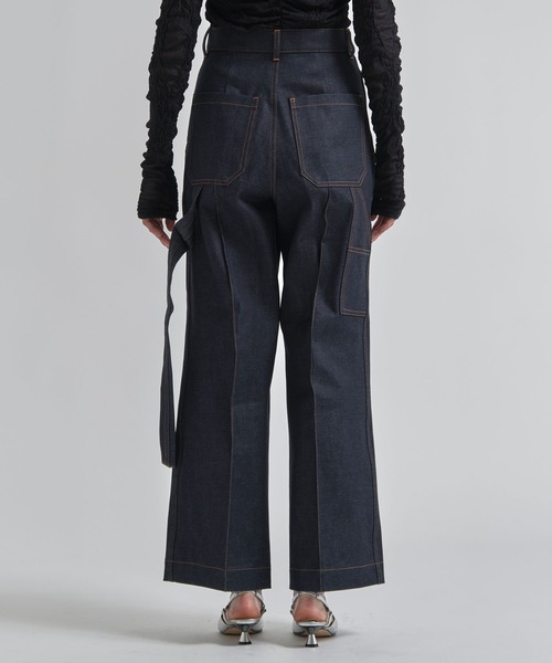 TOGA(トーガ)の「【TOGA/トーガ】Indigo denim painter pants/インディゴデニムペインターパンツ(デニムパンツ・レディース・インディゴブルー・34)」の6枚目の写真