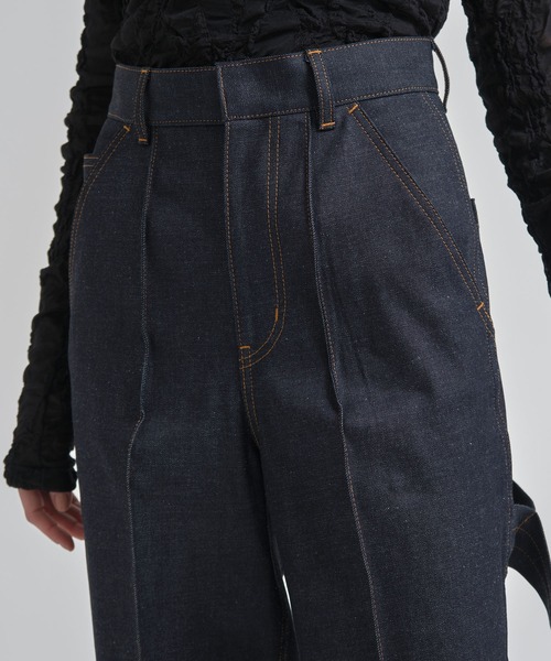 TOGA(トーガ)の「【TOGA/トーガ】Indigo denim painter pants/インディゴデニムペインターパンツ(デニムパンツ・レディース・インディゴブルー・34)」の2枚目の写真