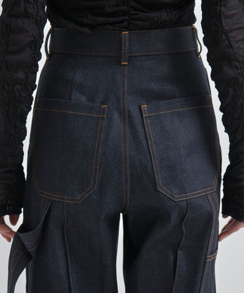 TOGA(トーガ)の「【TOGA/トーガ】Indigo denim painter pants/インディゴデニムペインターパンツ(デニムパンツ・レディース・インディゴブルー・34)」の5枚目の写真