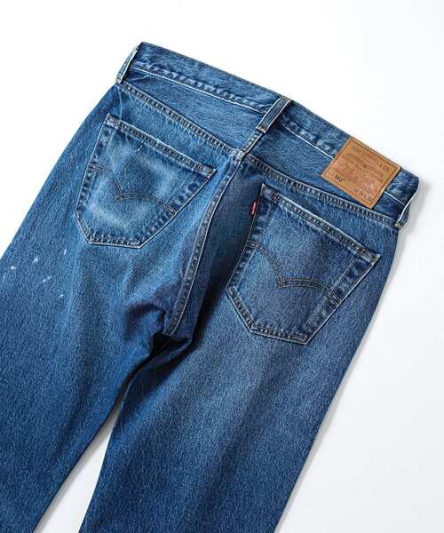 Levi's（リーバイス）の「LEVI’S(R)/リーバイス(R) 別注 501(R) Selvedge Paint Splatters L30（デニムパンツ・メンズ・コバルトブルー・30/31/32/33/34）」の14枚目の写真