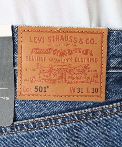 Levi's（リーバイス）の「LEVI’S(R)/リーバイス(R) 別注 501(R) Selvedge Paint Splatters L30（デニムパンツ・メンズ・コバルトブルー・30/31/32/33/34）」の15枚目の写真