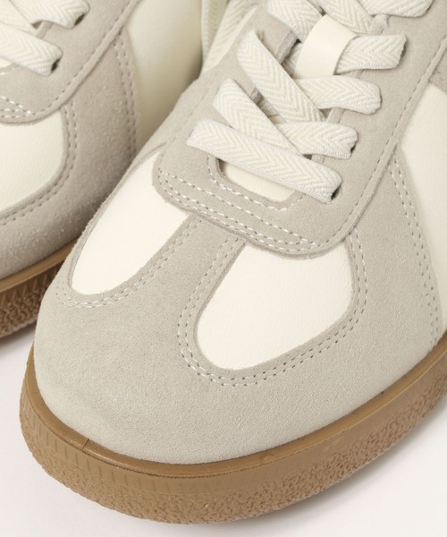 FOUND GOOD（ファウンドグッド）の「コンビレースアップスニーカー（スニーカー・レディース・ホワイト系5/アイボリー/ブラック・M/S/XL/L）」の14枚目の写真