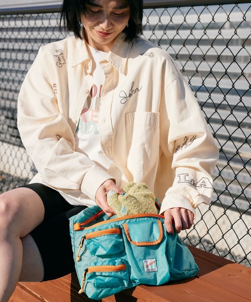 COBMASTER（コブマスター）の「【COBMASTER（コブマスター）×BAYFLOW】バックインポーチ（ポーチ・レディース・ホワイト/ブラック/グリーン・0）」の3枚目の写真