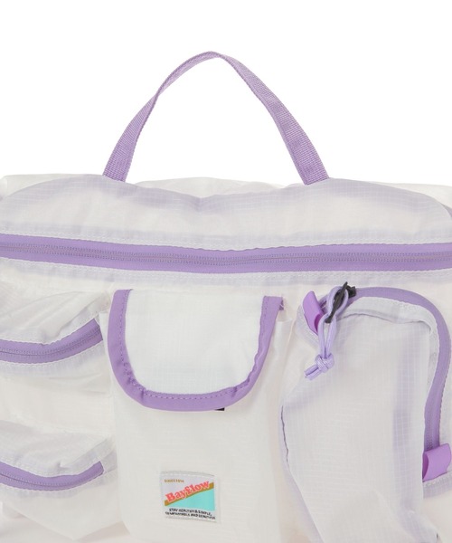 COBMASTER（コブマスター）の「【COBMASTER（コブマスター）×BAYFLOW】バックインポーチ（ポーチ・レディース・ホワイト/ブラック/グリーン・0）」の11枚目の写真