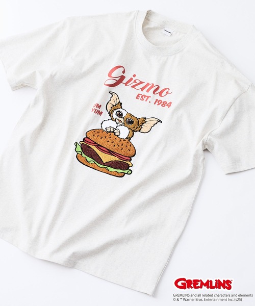 LB/S （エルビーエス）の「【Gremlins/グレムリン】オリジナルデザインTシャツ ギズモ　ドロップショルダー ビッグシルエット　ユニセックス（Tシャツ/カットソー・メンズ・ブラック系その他/ホワイト系その他2/パープル系その他/ベージュ系その他/ブルー系その他2/ベージュ系その他3/ブラック系その他3/ホワイト系その他3・LARGE/SMALL/X-LARGE/MEDIUM）」の6枚目の写真