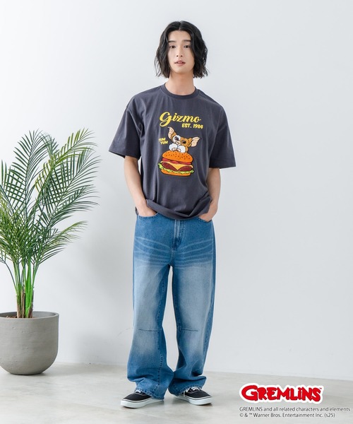 LB/S （エルビーエス）の「【Gremlins/グレムリン】オリジナルデザインTシャツ ギズモ　ドロップショルダー ビッグシルエット　ユニセックス（Tシャツ/カットソー・メンズ・ブラック系その他/ホワイト系その他2/パープル系その他/ベージュ系その他/ブルー系その他2/ベージュ系その他3/ブラック系その他3/ホワイト系その他3・LARGE/SMALL/X-LARGE/MEDIUM）」の22枚目の写真