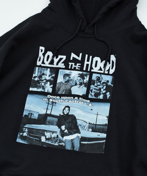 VINTAGE(ヴィンテージ)の「【ヴィンテージ古着】Boyz n the Hood ムービー パーカー(パーカー・メンズ・ブラック・LARGE)」の2枚目の写真