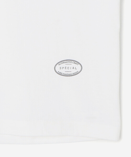 TANGTANG（タンタン）の「TANGTANG | 半袖Tシャツ GASATANG HAM&CO.LDNOODLE MEN（Tシャツ/カットソー・メンズ・ホワイト・S/M/L）」の14枚目の写真