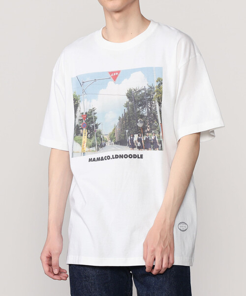 TANGTANG（タンタン）の「TANGTANG | 半袖Tシャツ GASATANG HAM&CO.LDNOODLE MEN（Tシャツ/カットソー・メンズ・ホワイト・S/M/L）」の11枚目の写真