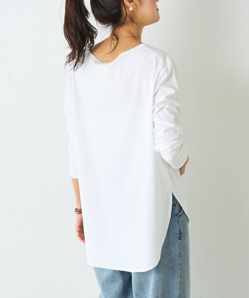 tシャツ スラブコットン長袖T レディース スラブコットン長袖T（Tシャツ/カットソー）｜BEARDSLEY