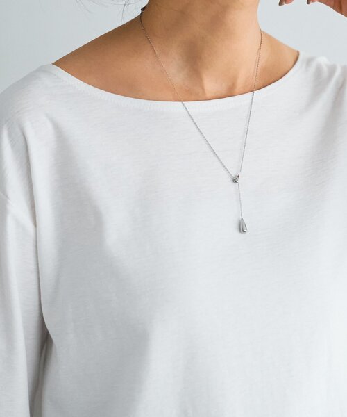 BEARDSLEY（ビアズリー）の「スラブコットン長袖T（Tシャツ/カットソー・レディース・ホワイト/ダークグレー/ブラック/オフホワイト・FREE）」の22枚目の写真