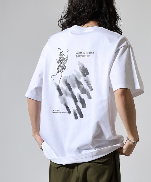 FUNALIVE(ファンアライブ)の「ABETTOR ヘビーウエイトストリートデザインプリントSS/T-2(Tシャツ/カットソー・メンズ・ホワイト系その他/ホワイト系その他3/ブラック系その他2/ブラック系その他/ホワイト系その他2/ブラック系その他3・M/L)」の3枚目の写真