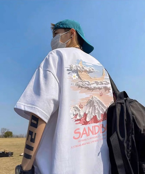 FUNALIVE(ファンアライブ)の「ABETTOR ヘビーウエイトストリートデザインプリントSS/T-2(Tシャツ/カットソー・メンズ・ホワイト系その他/ホワイト系その他3/ブラック系その他2/ブラック系その他/ホワイト系その他2/ブラック系その他3・M/L)」の10枚目の写真