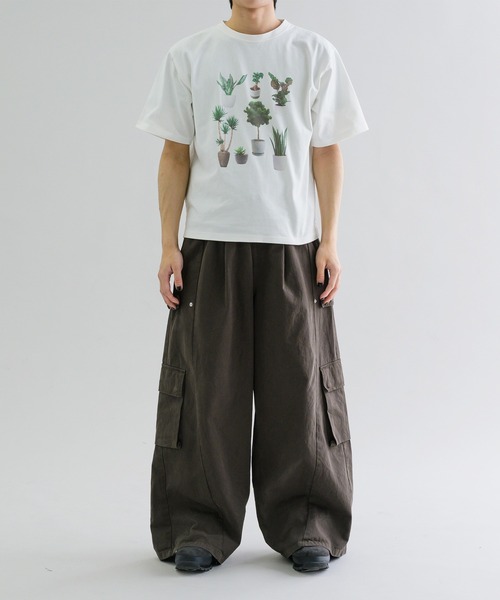 EPNK(イーピーエヌケー)の「【EPNK】Assortment graphic Tee / アソートグラフィックTee(Tシャツ/カットソー・メンズ・ブラック/オフホワイト/グレー・SMALL/MEDIUM/LARGE)」の9枚目の写真